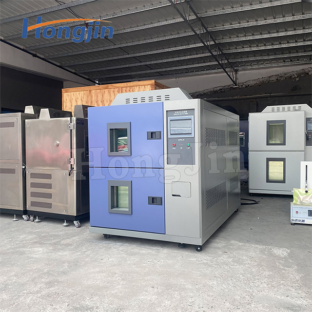 Buồng thử tác động nhiệt độ cao và thấp loại giỏ treo hai hộp